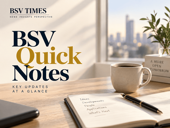 BSV Quick Notes